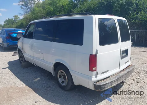 2001 Chevrolet Astro Ls from USA, damaged, VIN 1GNDM19W91B109203